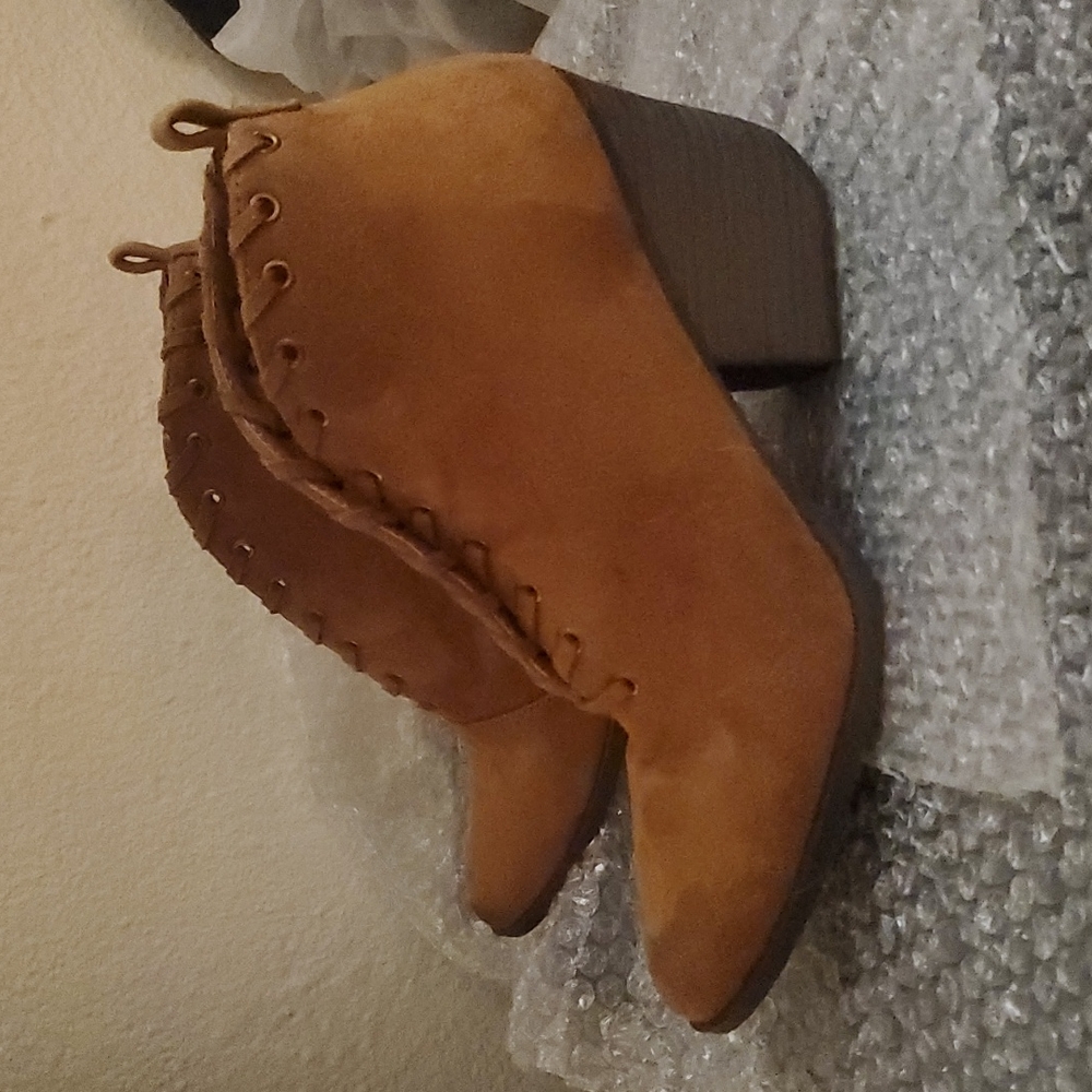 Coconuts by Matisse Bamba Booties Brown Ankle Boots